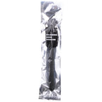 ALL BLACK - PERLEBRUSER ANAL SILIKONE 27 CM