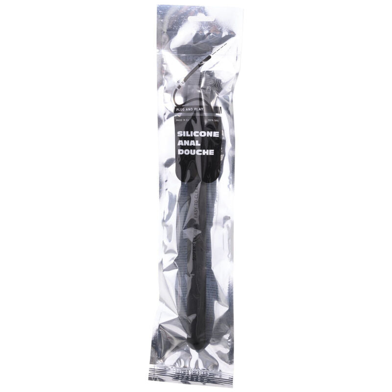 ALL BLACK - PERLEBRUSER ANAL SILIKONE 27 CM