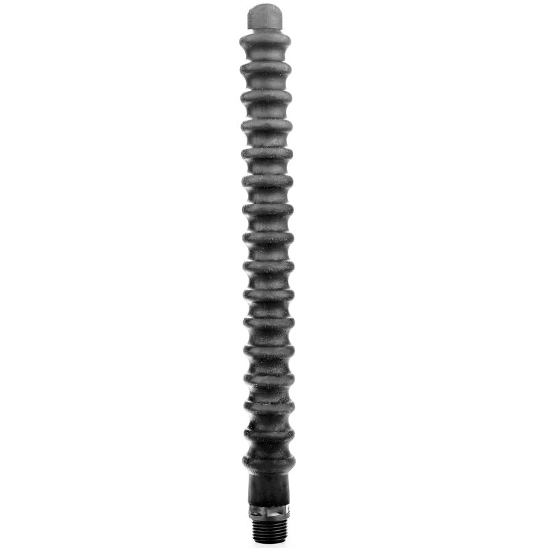 ALL BLACK - MEGA RIPPLE SHOWER ANAL SILIKONE 28,5 CM