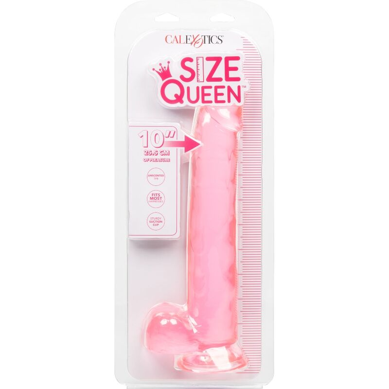CALEXOTICS - STØRRELSE QUEEN DILDO PINK 25,5 CM