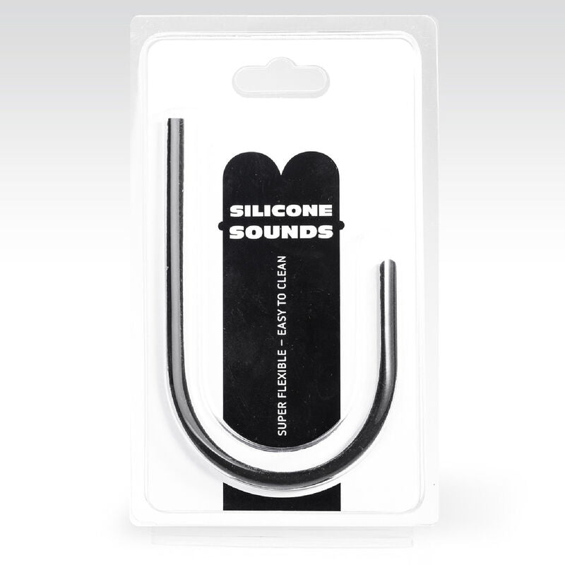 HELT SORT - 6 MM URETHRAL SONDE SILIKONE
