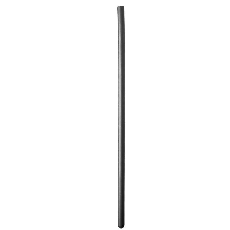 HELT SORT - 8 MM URETHRAL SONDE SILIKONE