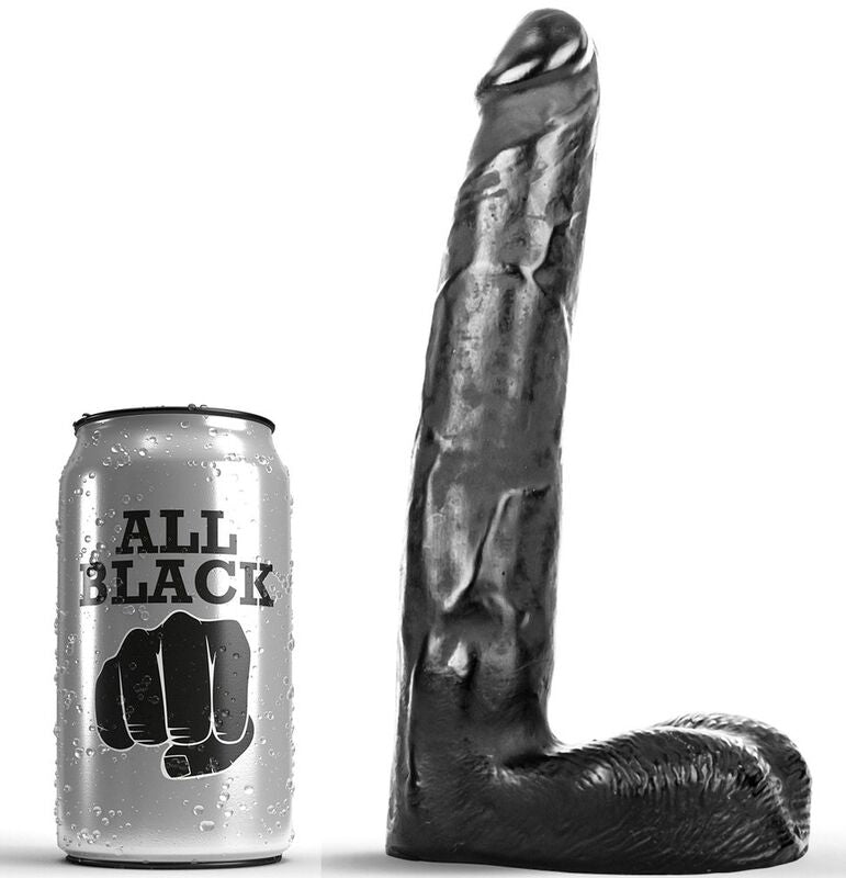 ALL BLACK - REALISTISK DILDO 21 CM