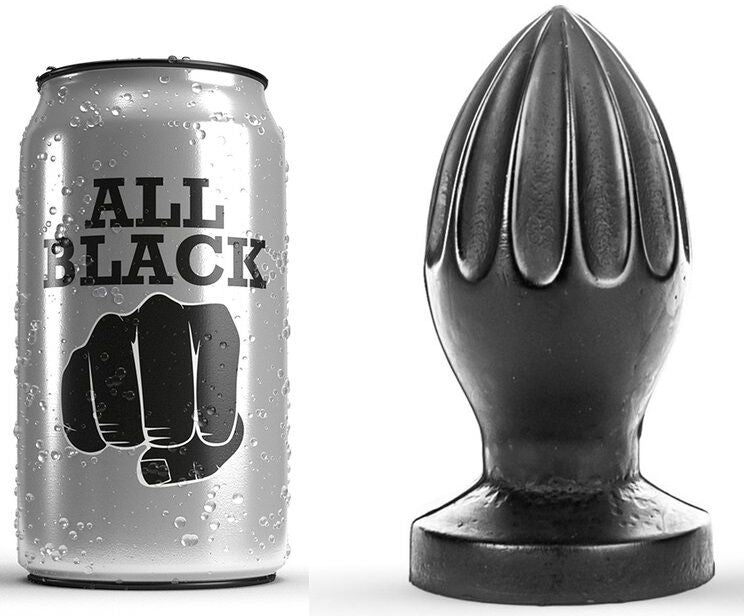 ALL BLACK - ANALPLUG 12 CM