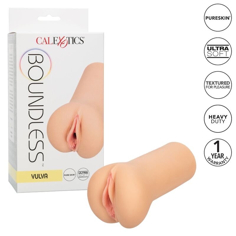 CALEXOTICS - GRÆNSEFRISK VULVA STROKER LYS HUD