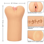 CALEXOTICS - GRÆNSEFRISK VULVA STROKER LYS HUD