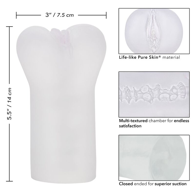 CALEXOTICS - GRÆNSEFRISK VULVA STROKER TRANSPARENT