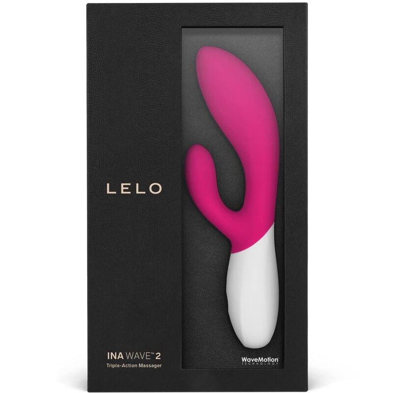 LELO - INA WAVE 2 VBRADOR LUKSUSRET SPECIALURVÆRK FUCHSIA