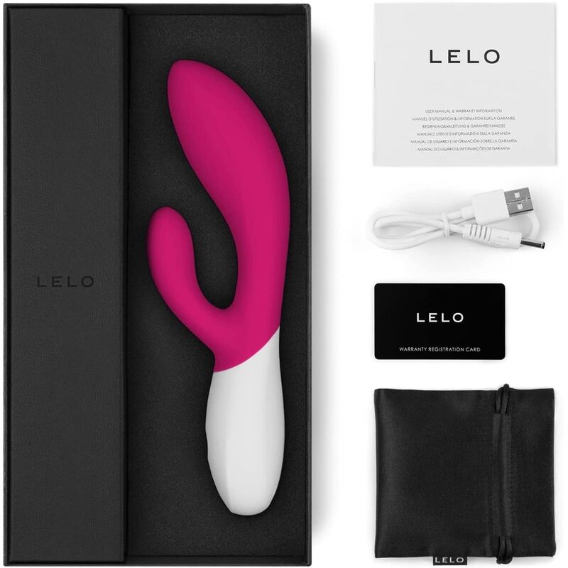 LELO - INA WAVE 2 VBRADOR LUKSUSRET SPECIALURVÆRK FUCHSIA
