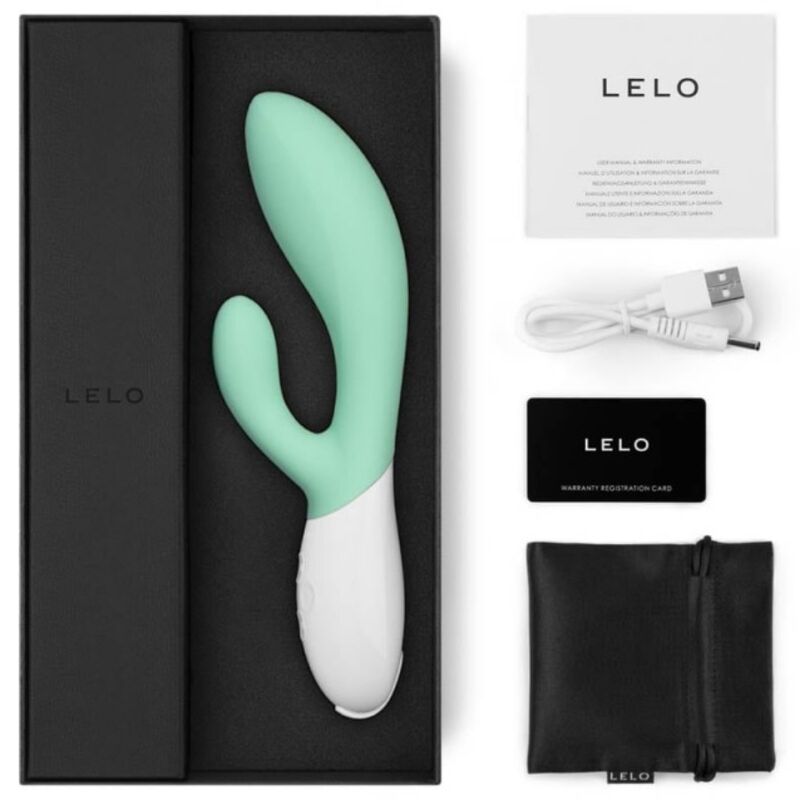 LELO - INA 3 GRØN KANINVIBRATOR LUKSUS TANG