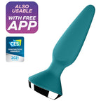 SATISFYER - PLUG ILICIOUS 1 PLUG VIBRATOR GRØN