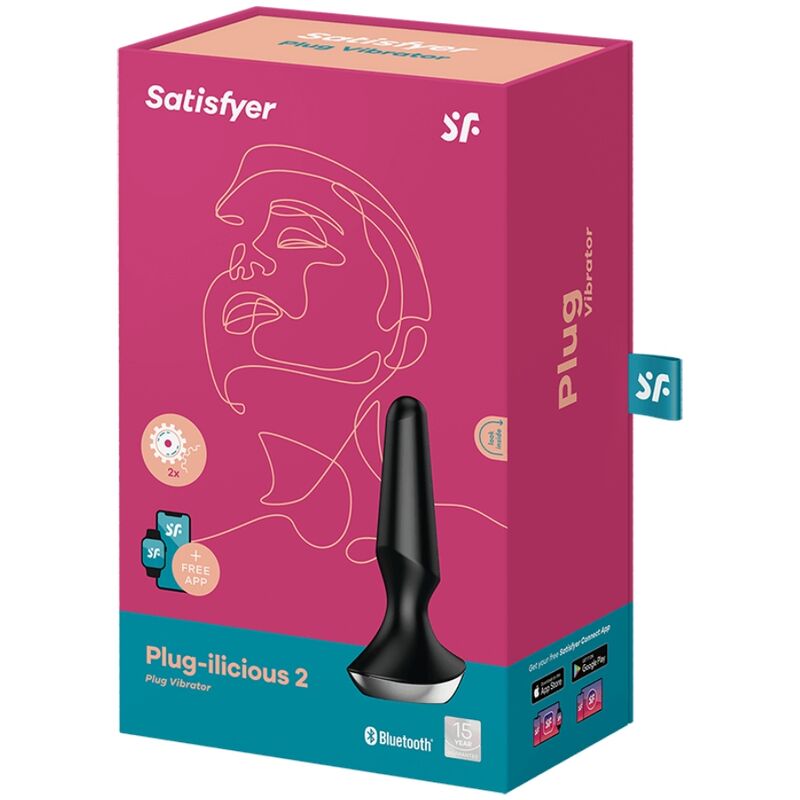 SATISFYER - PLUG ILICIOUS 2-PLUG VIBRATOR SORT