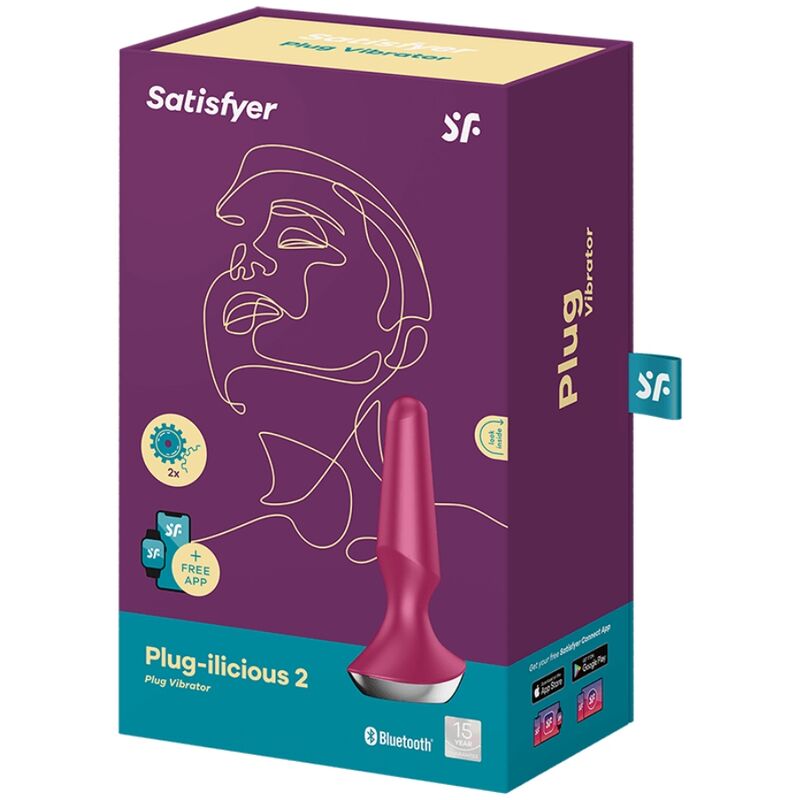 SATISFYER - PLUG ILICIOUS 2-PLUG VIBRATOR BÆR