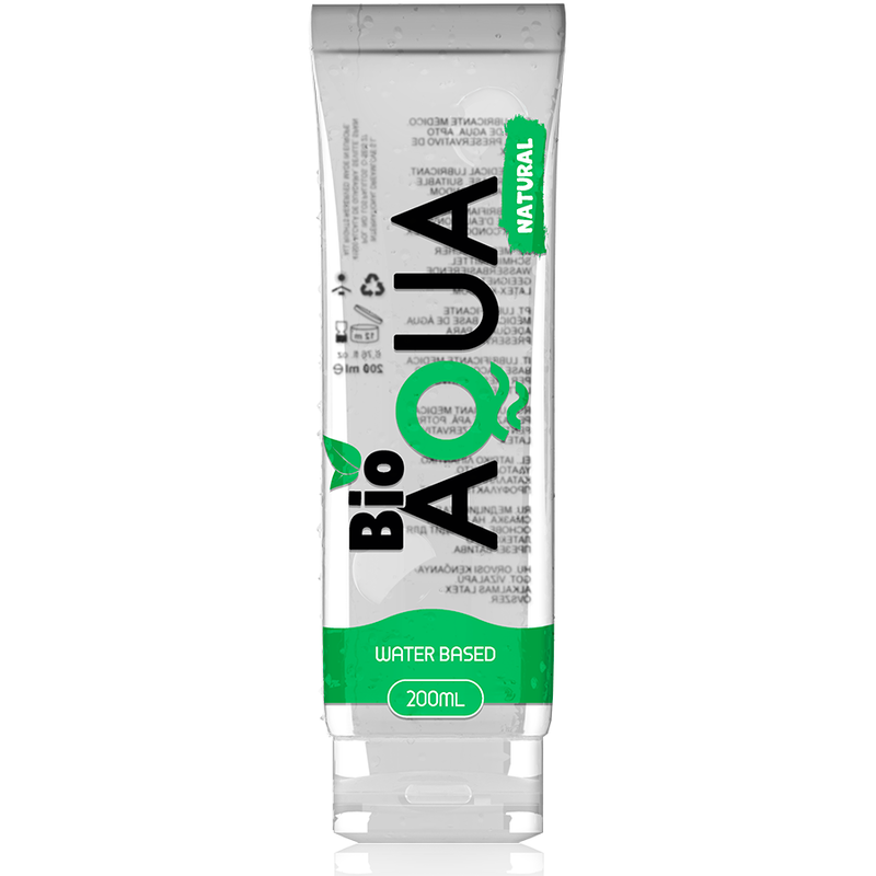 BIOAQUA - SMØREMIDDEL NATURLIGE INGREDIENSER VANDBASERET 200 ML