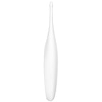 SATISFYER - TWIRLING FUN TIP VIBRATOR HVID