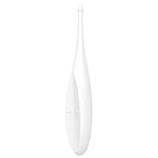 SATISFYER - TWIRLING FUN TIP VIBRATOR HVID
