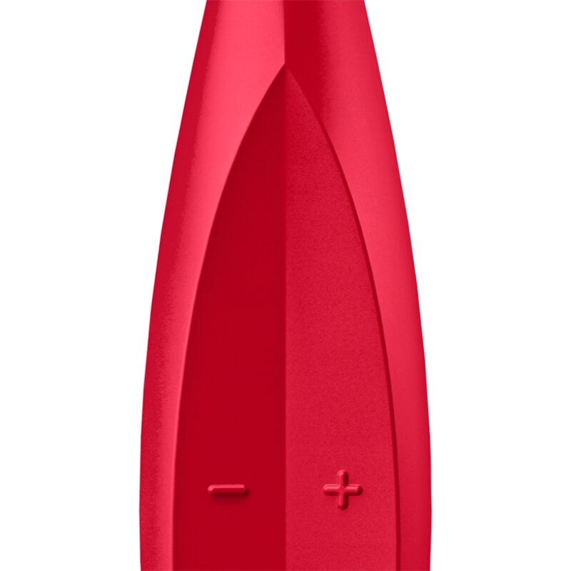 SATISFYER - TWIRLING FUN TIP VIBRATOR RØD