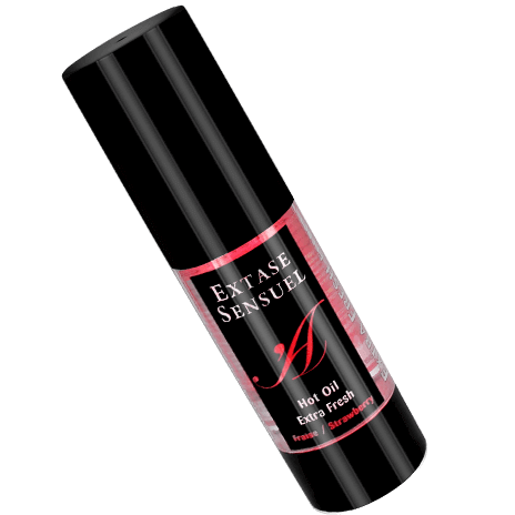 EXTASE SENSUAL - JORDBÆR STIMULERENDE OLIE HEAT TRIP 35 ML