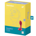 SATISFYER - BACKDOOR LOVER VIBRERINGSPLUG RØD