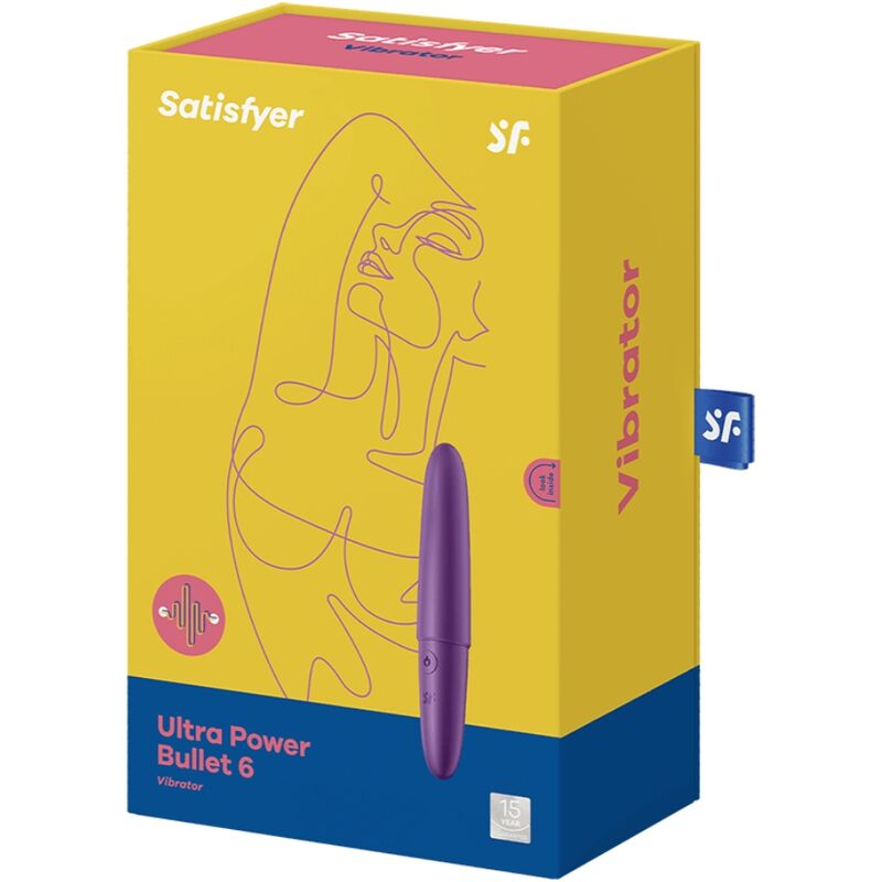SATISFYER - ULTRA POWER BULLET 6 LILLA