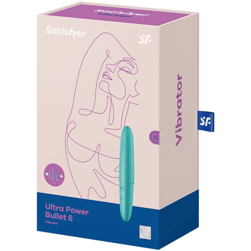 SATISFYER - ULTRA POWER BULLET 6 TURKIS