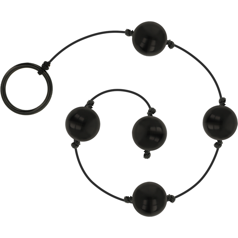 OHMAMA - MINI SORT KINESISK ANAL- ELLER VAGINALNODER