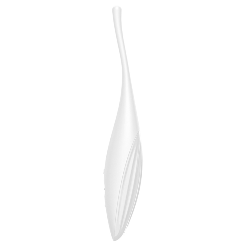 SATISFYER - TWIRLING JOY KLITISTIPVIBRATOR HVID