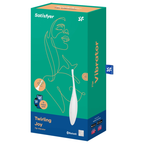 SATISFYER - TWIRLING JOY KLITISTIPVIBRATOR HVID