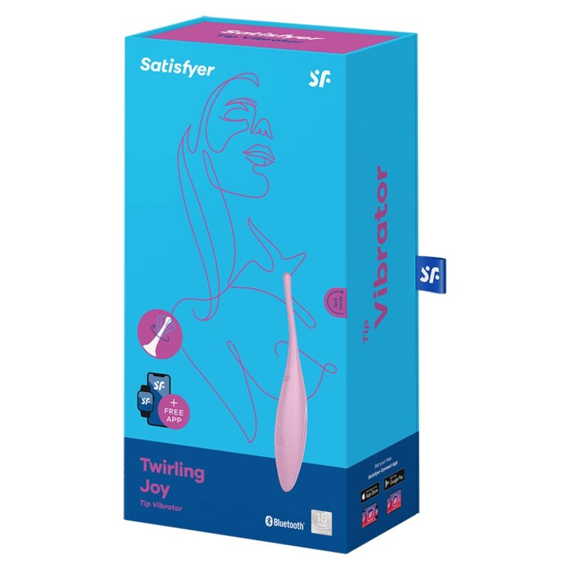 SATISFYER - TWIRLING JOY KLITISTIPVIBRATOR PINK