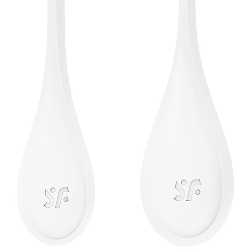 SATISFYER - YONI POWER 1 TRÆNINGSSÆT HVID