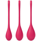 SATISFYER - YONI POWER 1 TRÆNINGSSÆT RØD