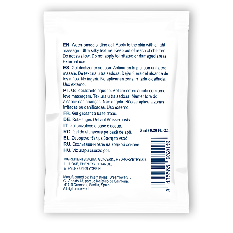 WATERFEEL - NEUTRAL VANDBASERET GLIDNINGSGEL 6 ML