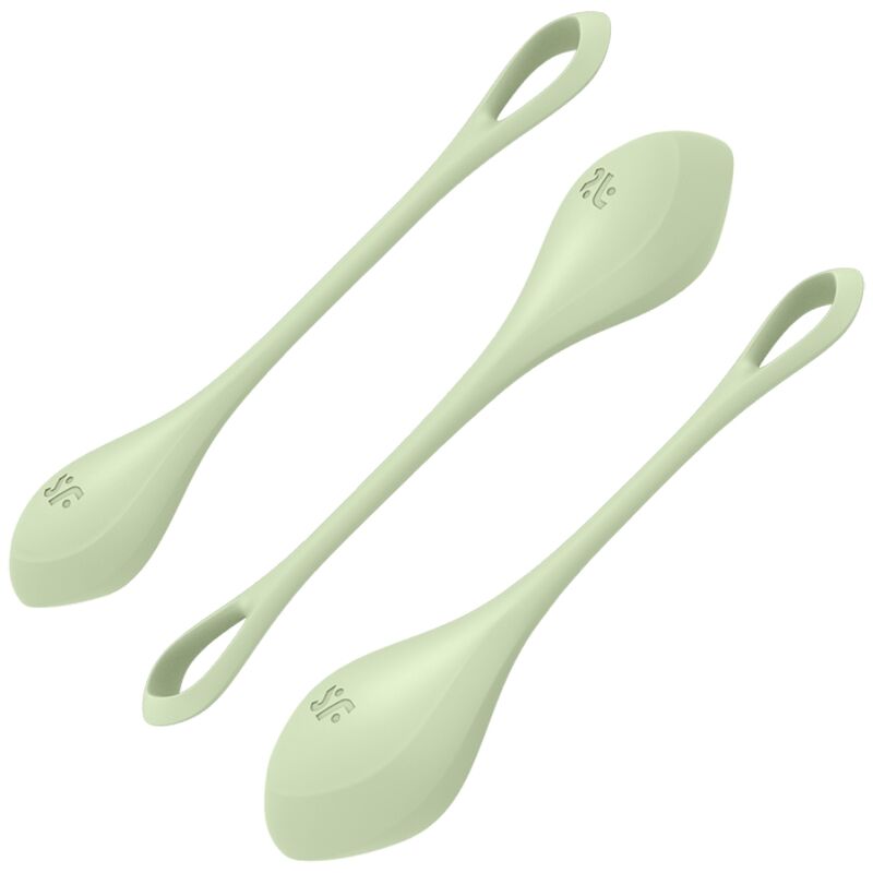 SATISFYER - YONI POWER 2 TRÆNINGSSÆT GRØNT