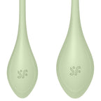 SATISFYER - YONI POWER 2 TRÆNINGSSÆT GRØNT