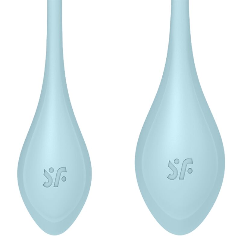SATISFYER - YONI POWER 2 TRÆNINGSSÆT BLÅ