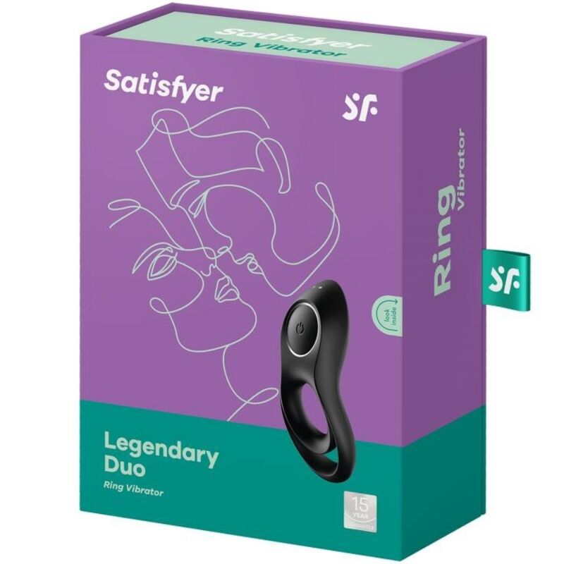 SATISFYER - LEGENDARY DUO RINGVIBRATOR SORT