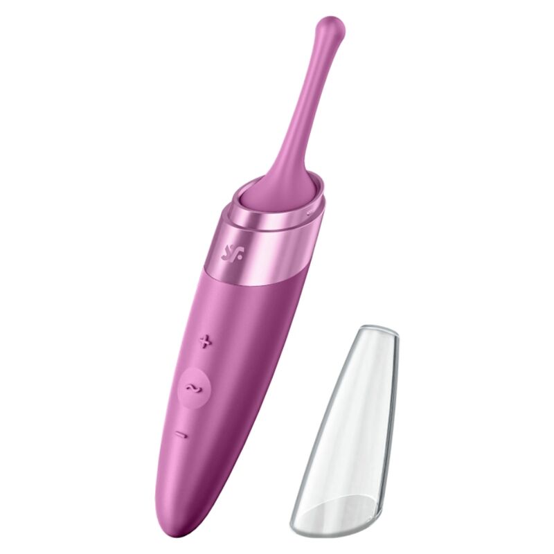 SATISFYER - TWIRLING DELIGHT KLITISTIPSVIBRATOR LILLA
