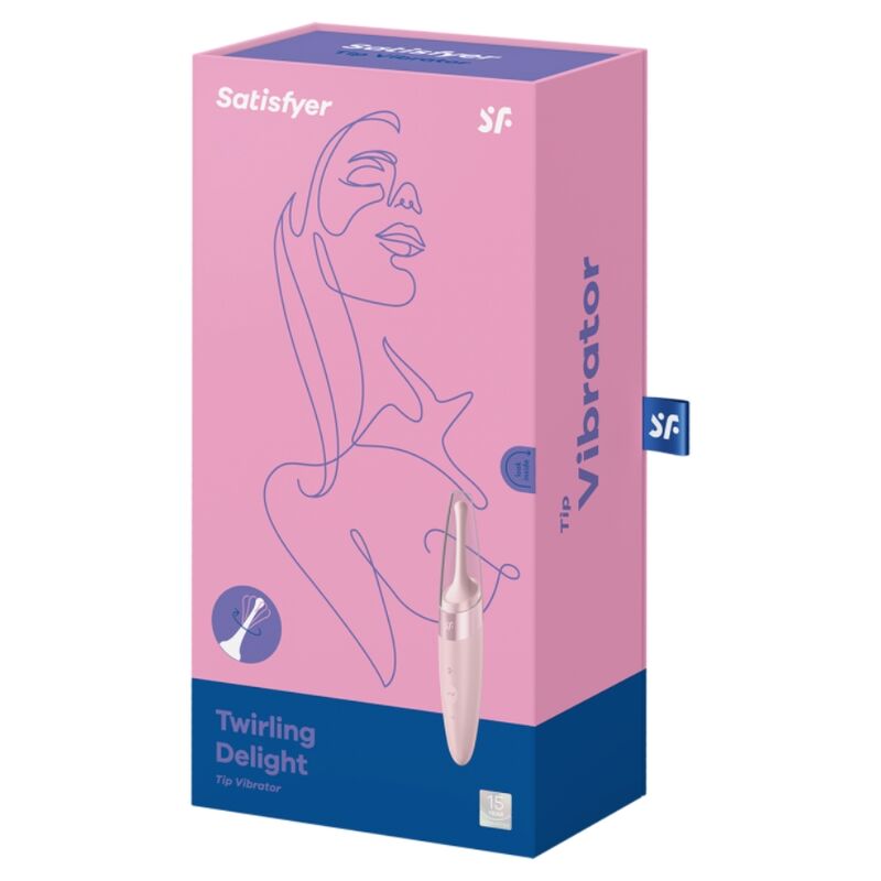 SATISFYER - TWIRLING DELIGHT KLITISTIPVIBRATOR PINK