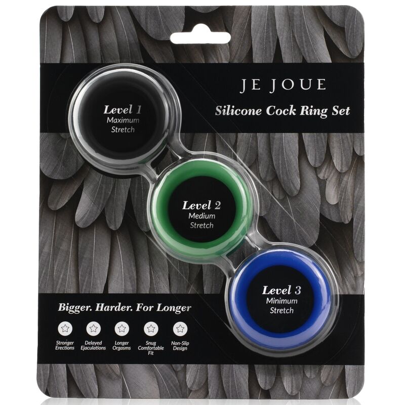 JE JOUE - SILIKONE SÆT SILIKONE PENISRINGE
