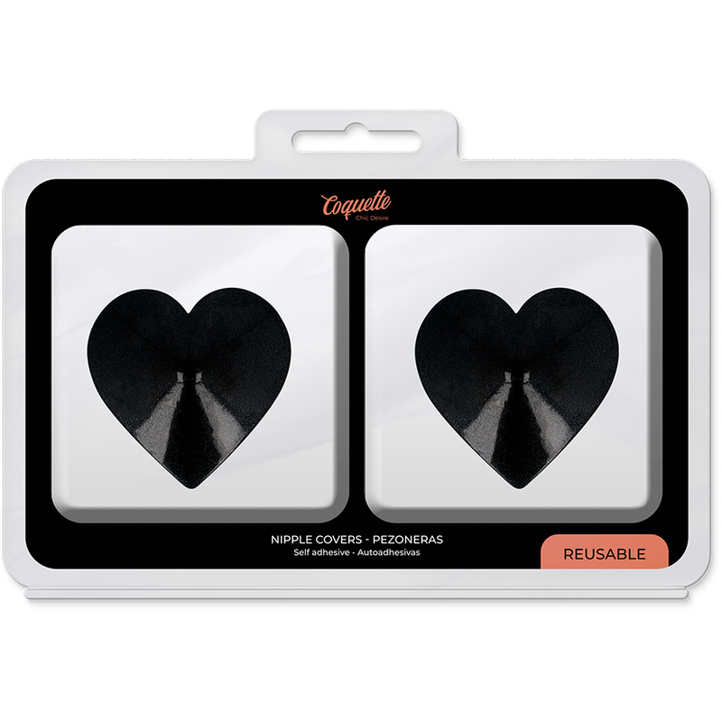 COQUETTE CHIC DESIRE - BRYSTVORTEDEKSSERE SORTE HJERTER