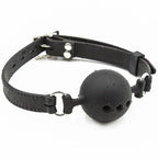 OHMAMA FETISH - ÅNDBAR SILIKONE KUGLE GAG STØRRELSE L