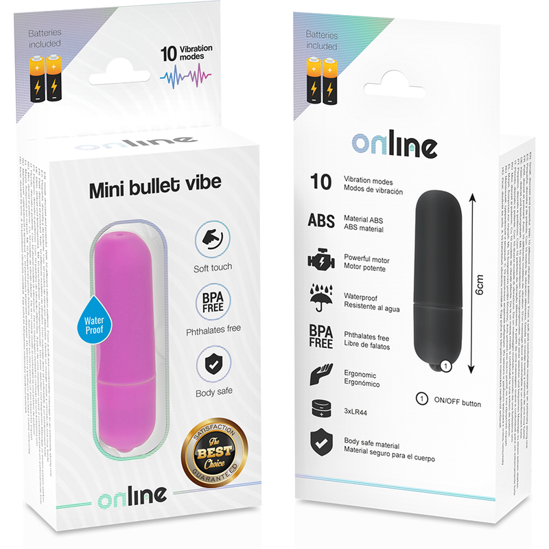 ONLINE - MINI BULLET VIBE LILLA