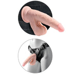 KONGE PIK - PLUS 3D DILDO SVINGENDE NØGLER 15,2 CM LYS HUD