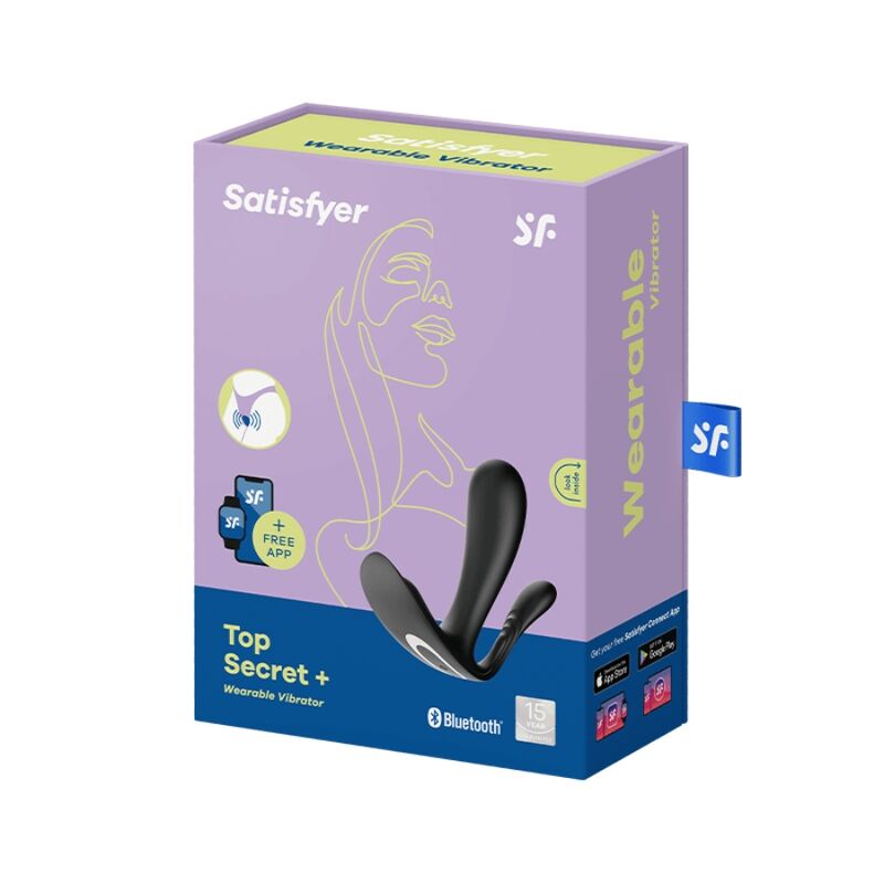 SATISFYER - TOP SECRET + VIBRATOR SORT