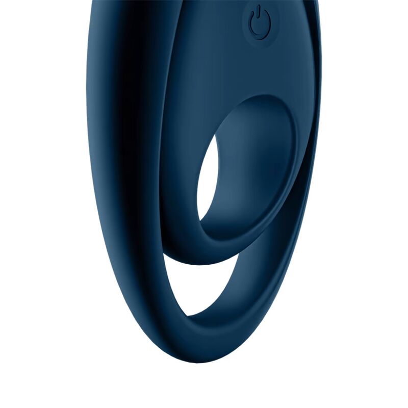 SATISFYER - GLORIOUS DUO RINGVIBRATOR BLÅ