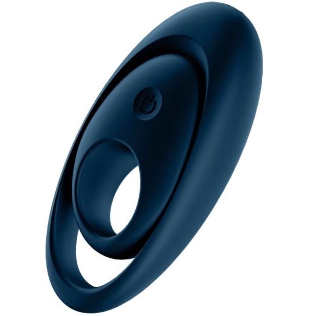 SATISFYER - GLORIOUS DUO RINGVIBRATOR BLÅ