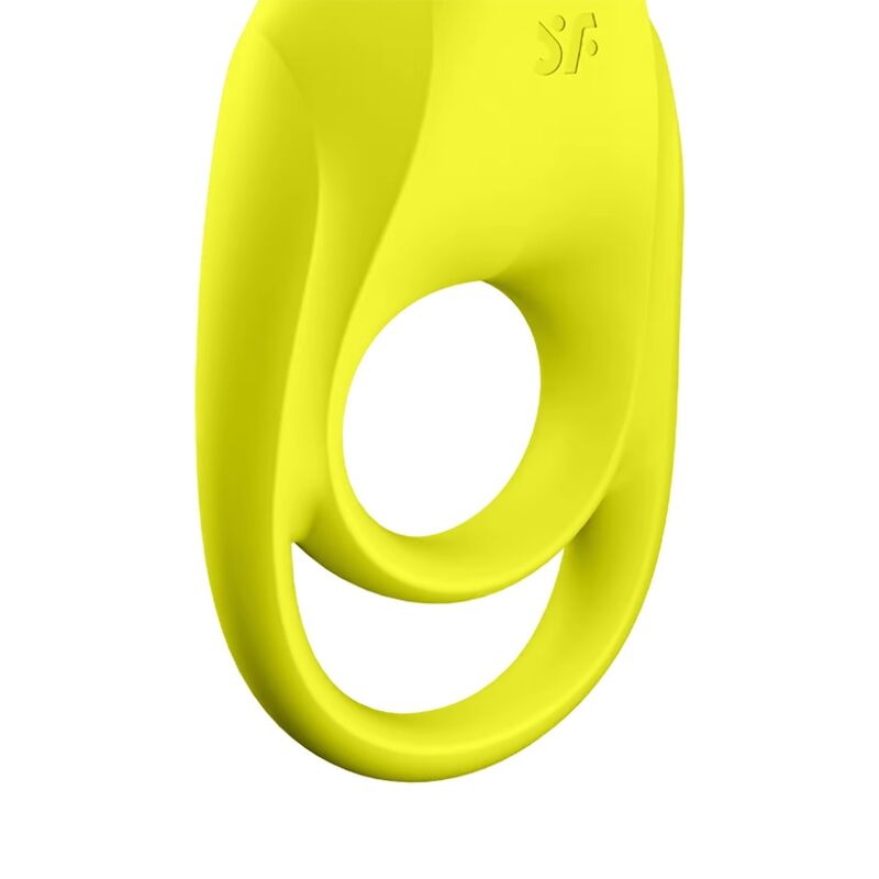 SATISFYER - SPEKTAKULÆR DUO RINGVIBRATOR GUL