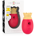 INTENS - KLITORISSTIMULATOR 10 SUGE- OG SLIKKEINDSTILLINGER - RØD
