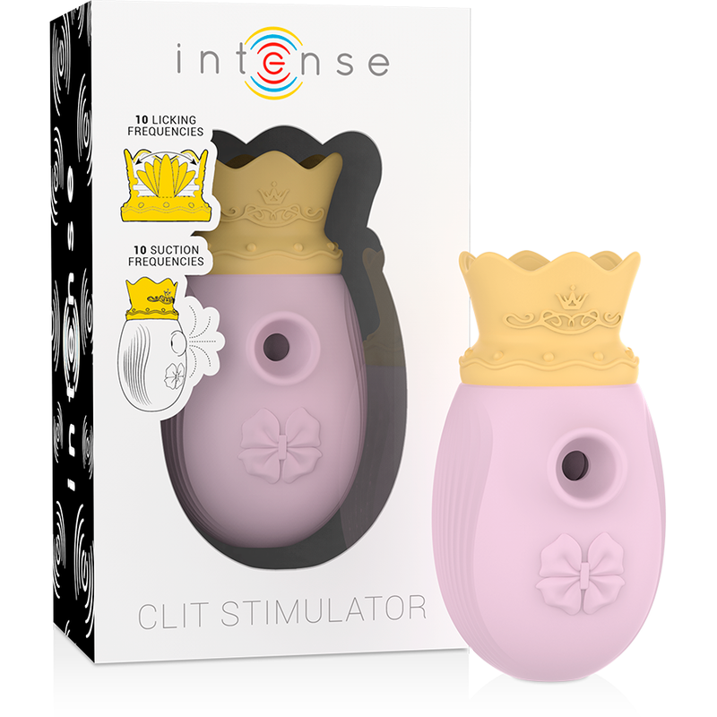 INTENS - KLITORISSTIMULATOR 10 SUGE- OG SLIKKEINDSTILLINGER - PINK