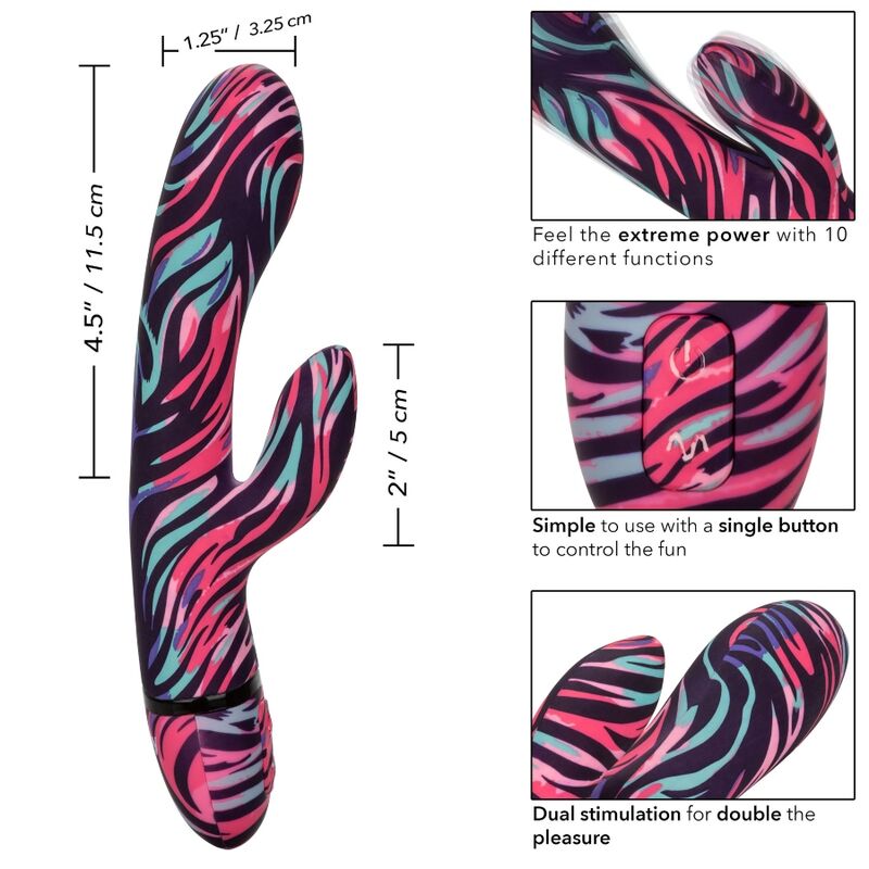 CALEXOTICS - MENAGE A MOI DUBBEL STAVVIBRATOR